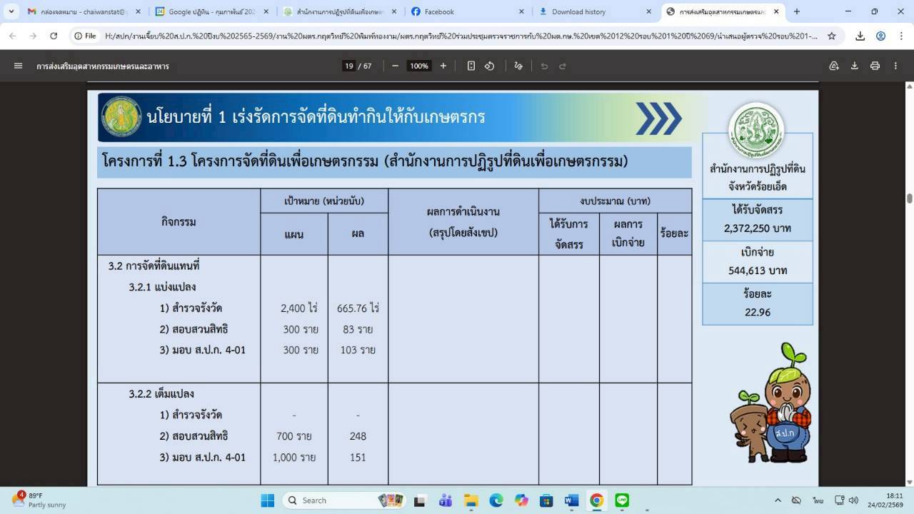 title - ผู้ตรวจราชการ ส.ป.ก. เข้าร่วมการประชุมตรวจติดตามการดำเนินงานตามแผนการตรวจราชการ ของผู้ตรวจราชการกระทรวงเกษตรและสหกรณ์ ประจำปีงบประมาณ พ.ศ. 2569 รอบที่ 1 ในเขตตรวจราชการที่ 12 จังหวัดร้อยเอ็ด 